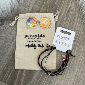 🖤🩶PuraVida Set of 3 Adiustable Bracelets
